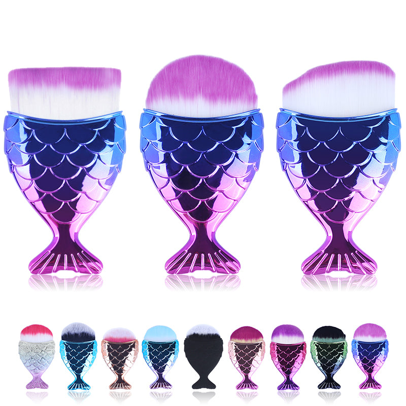 Mermaid Holder Shape Make Up Brushes