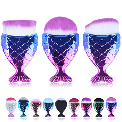 Mermaid Holder Shape Make Up Brushes