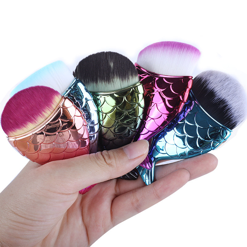 Mermaid Holder Shape Make Up Brushes