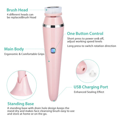 Rechargeable Electric Cleansing Brush