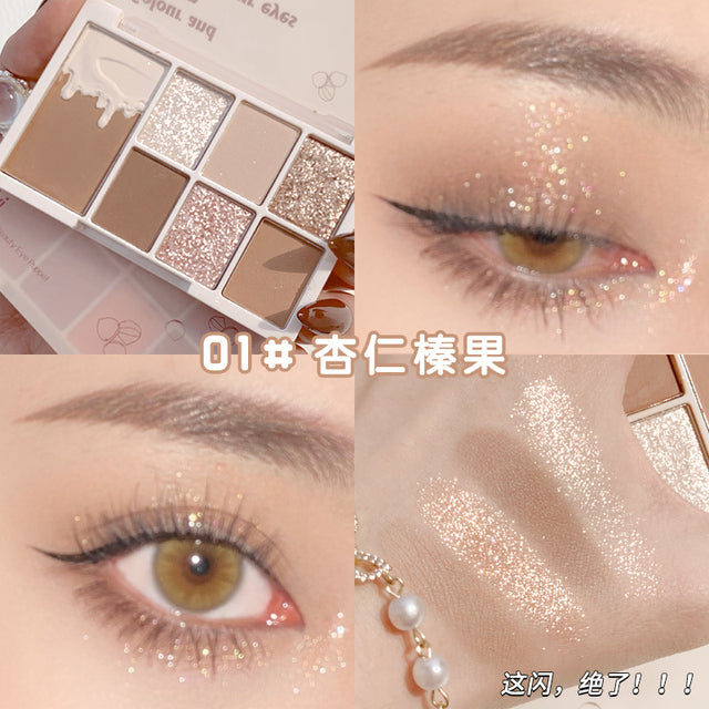 7 Colors Glitter Eyeshadow Palette